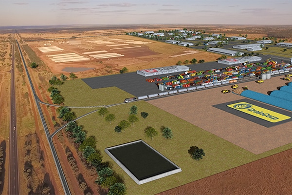 The first stage of the $9.5 million Central Queensland (CQ) Inland Port rail and road upgrade is nearing completion.