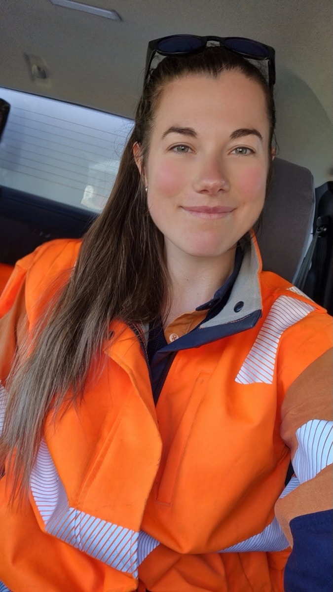 Stephanie Page, field technician at nbn Field Services. (Image: Stephanie Page)