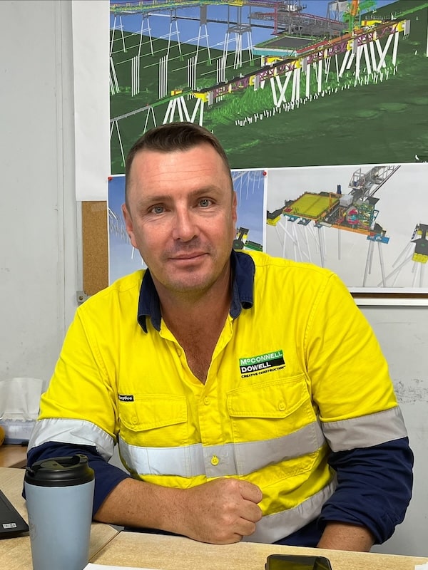 Gert Olivier, operations manager for Queensland and the Northern Territory at McConnell Dowell.