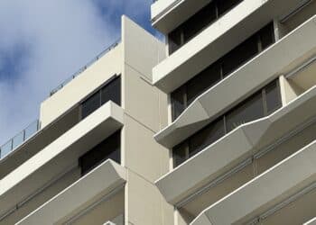 Concrete becomes the finish at Skye by Pikos
