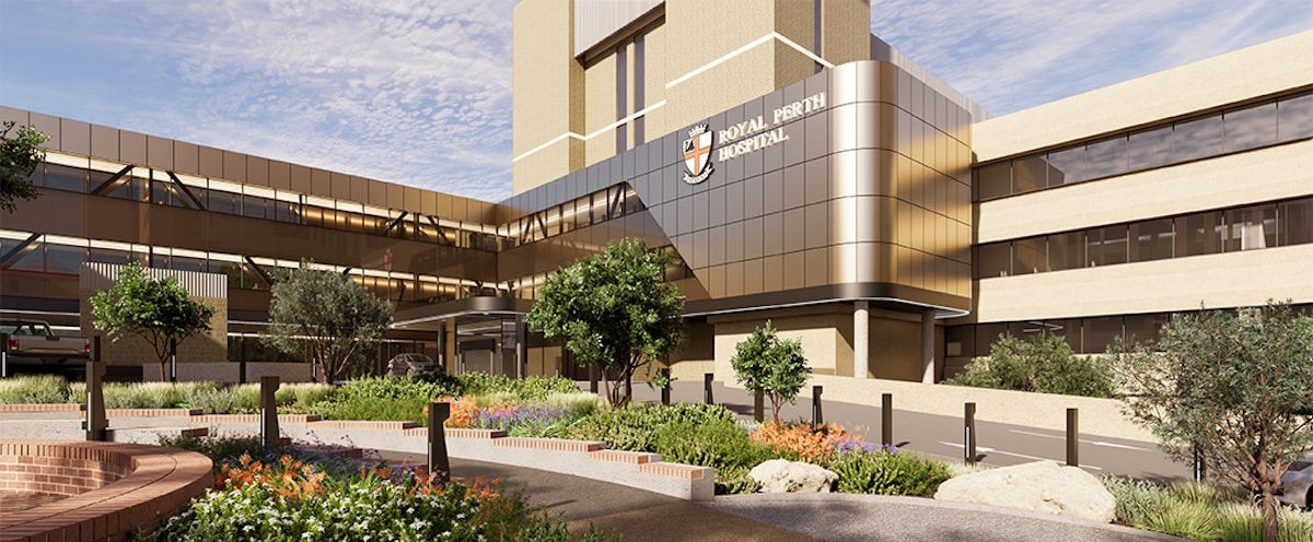 Artist’s impression: The project will add acute care, fast-track treatment and ambulance bay capacity.