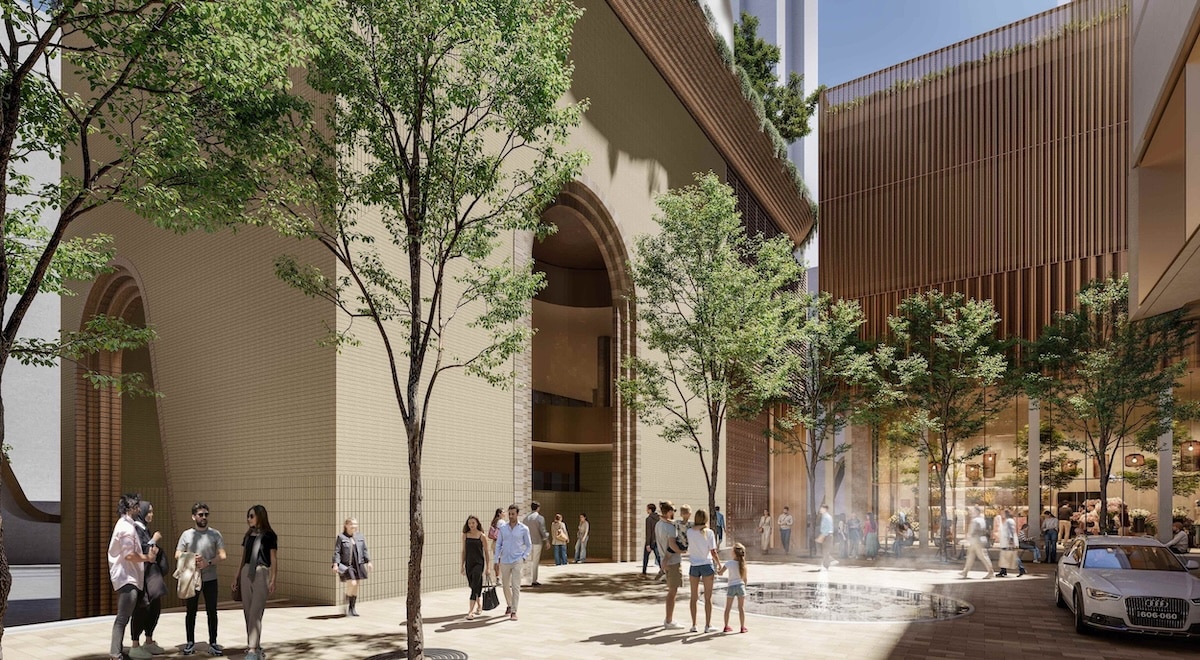 The Castlereagh Place site spans 6000 square metres.