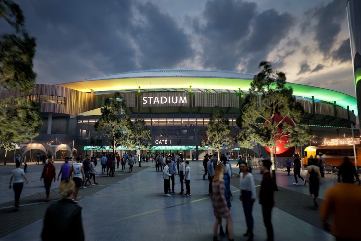 Macquarie Point Stadium works begin