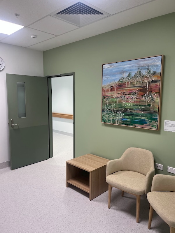 A consultation room within the new Community Health space.