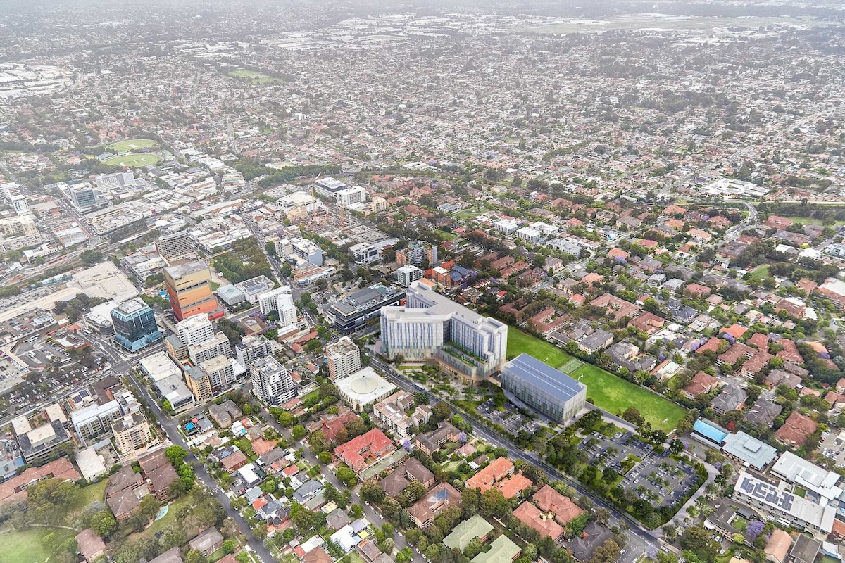 Artist’s impression: The new hospital will support Bankstown’s growing community with improved access to modern health facilities.