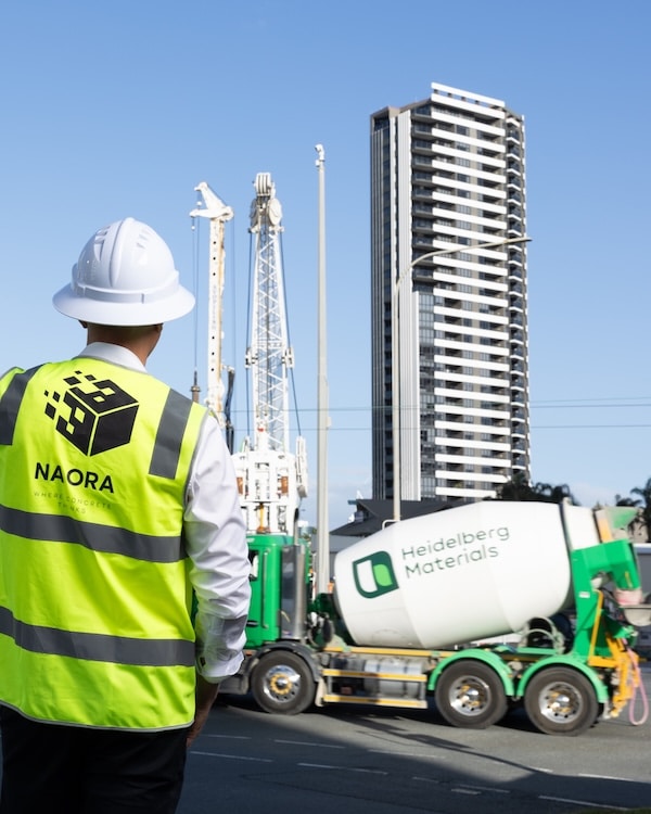 NAORA operates across Australia, supporting project teams with real-time concrete moni-toring. (Image: NAORA)