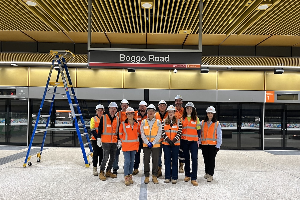 Participants gained firsthand insight into the delivery of Cross River Rail.