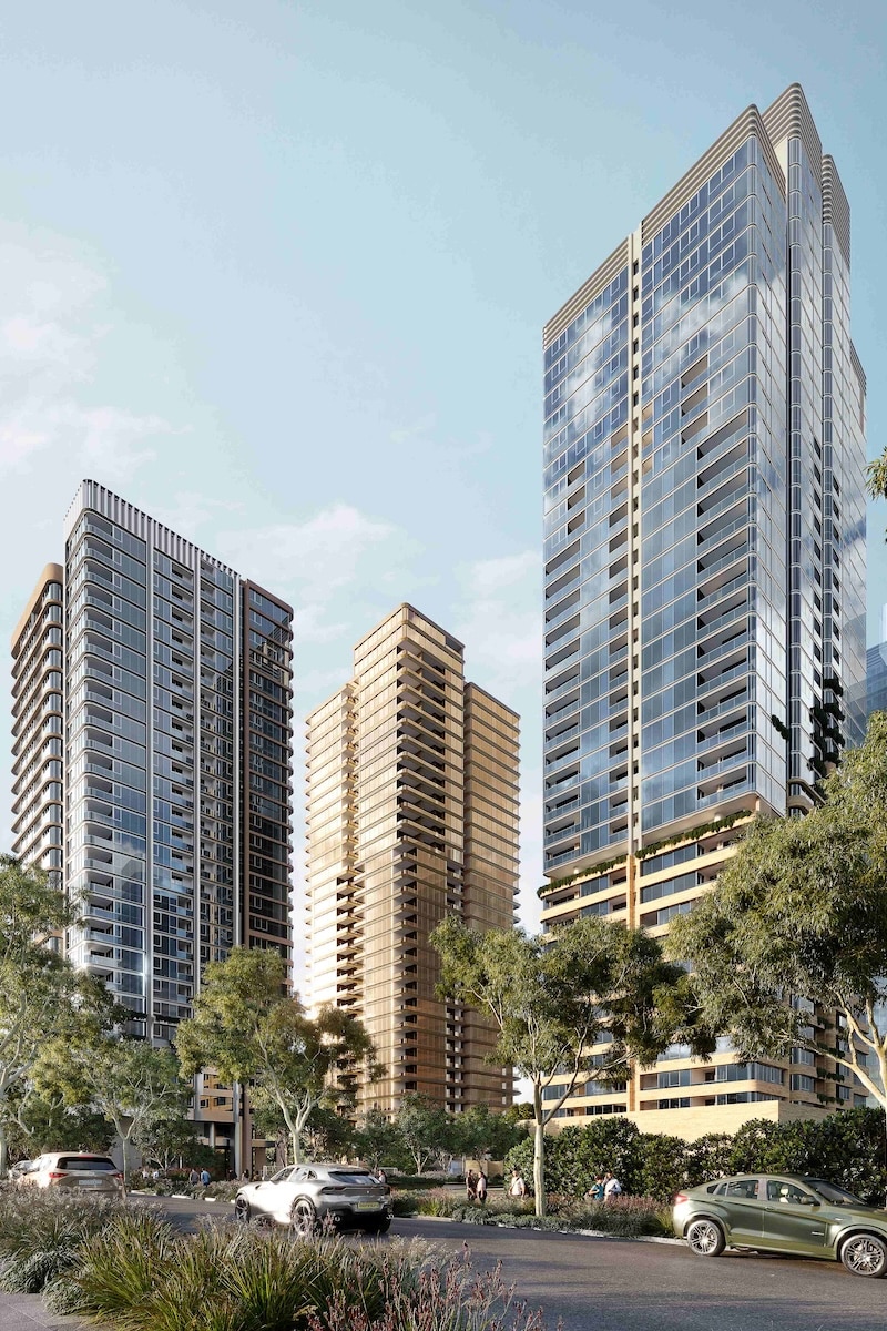 The first stage will deliver 800 apartments across three buildings.