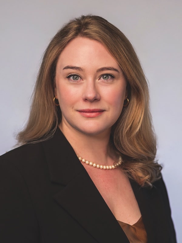 Amelia Burnett, digital financial strategies director at Infrastructure Policy Advancement, a team within Bentley Systems. (Image: Bentley Systems)